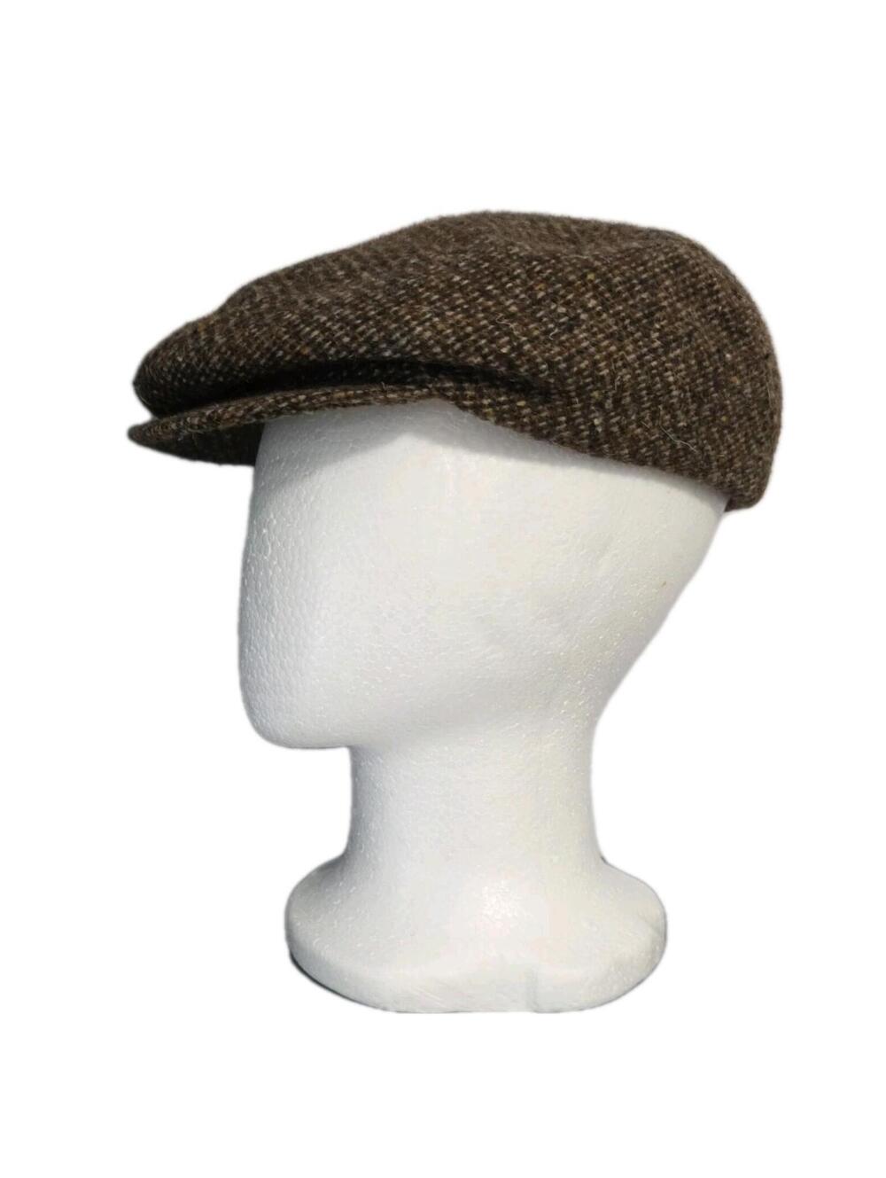 Vtg Stetson Level Gatsby Newsboy Hat Cap Men’s XL Brown Peaky Blinders  Derby